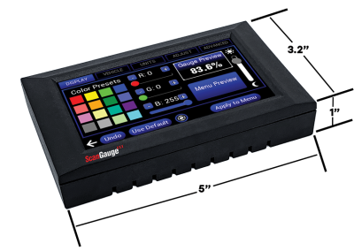 ScanGauge 3 - Advanced, Ultra-compact OBDII Vehicle Monitor